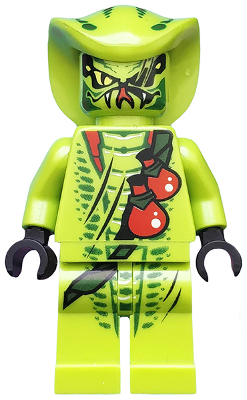 Red Vials Minifigure njo051 LEGO Ninjago Lasha 