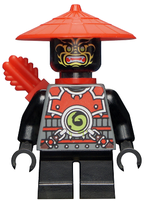 LEGO Minifig Ninjago Stone Army Scout with Short Legs Arrow Quiver Legacy Neuf