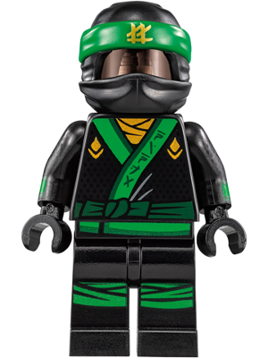 Lego 3x Dark Green Ninjago Bandana Ninja Cowboy