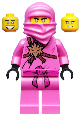 LEGO® 71708 NINJAGO Pink Zane Minifigur Figur NEU 