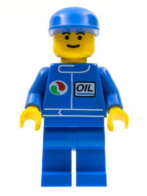 LEGO NEW BLUE MINIFIGURE CAP WORKER FIGURE HAT PIECE 