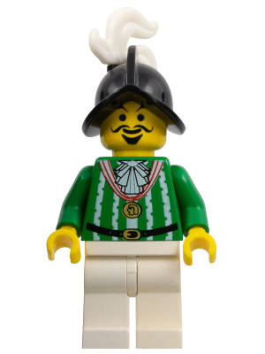 Neu LEGO Menge 10 Minifig Schwarz Conquistador Helm Pirat Armada Captain Hut 