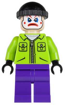 NEW LEGO The Joker's Henchman sh020 Lime Jacket FROM SET 6863 BATMAN II 