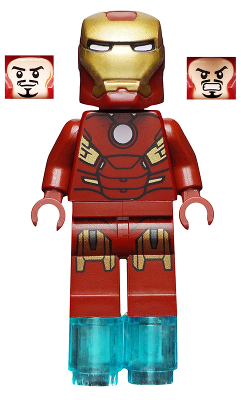 Lego Super Heroes Iron Man Mark 7 Minifigure 