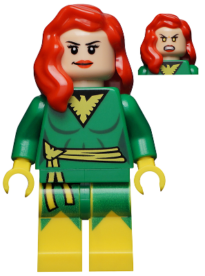 Dark Phoenix X-Men Minifigure on lego bricks Custom 