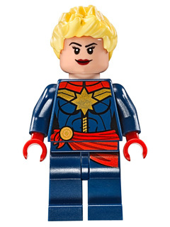 captain marvel lego minifigure