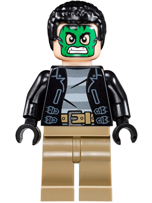 BURGLAR LEGO Minifigure City Black Hair & Mask - Mint Minifig Mini Figure 
