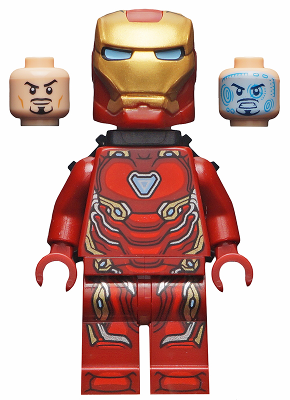 lego iron man minifigure infinity war