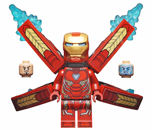 Bricklink Minifig Sh497as Lego Iron Man Mark 50 Armor Wings With Stickers Super Heroes Avengers Infinity War Bricklink Reference Catalog