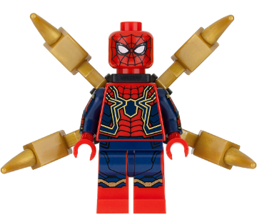 Iron Spider Mini Figure Marvel Spiderman Spider-man Toon New Suit UK Seller 