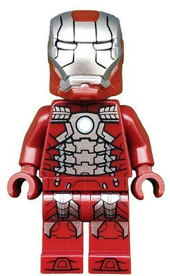 Lego Custom Iron Man Mark MK 12 Marvel Avengers Comics Hero Minifigure 