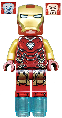 LEGO Iron Man Mark 85 Minifigure Marvel Super Heroes Endgame Gold Arms 76131