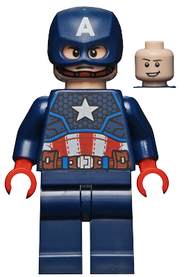set 76168 Minifigura Lego Super Heroes sh686 Capitan America with Shield 