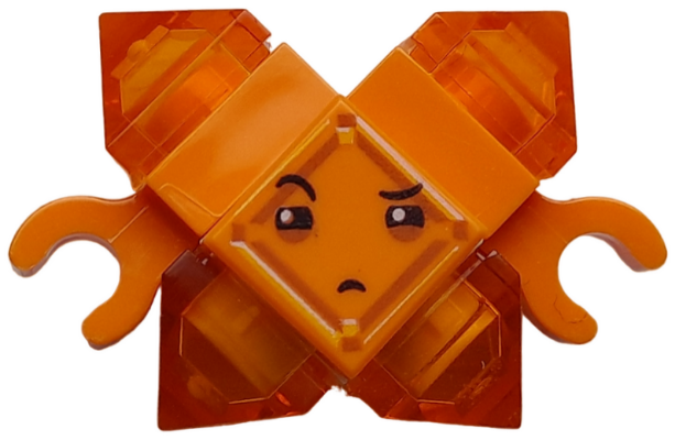 ⭐︎⭐︎⭐︎ Kryptomite - Orange, Small Crystals (Pyramids), Hands