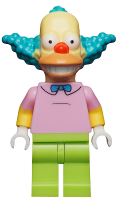 Lego Simpsons Krusty der Clown Kopf für Minifigur Figur Serie 71005 15662pb01 