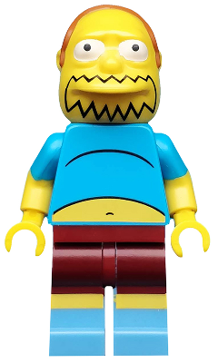 NEW Comic Book Guy Everyman squishee Series Simpsons Series LEGO Minifigure 