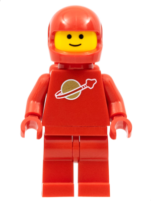 Minifig Red Space-Classic Space 