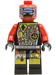 LEGO 2 x Figur Minifigur UFO Droid Red sp044 aus Set 6979 6901 6902 6836 6915 