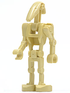 Genuine Minifigure 5 x Battle Droid Tan Lego sw0001 Star Wars 