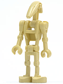 Bent BATTLEDROID Arms Straight mechanical Beige 10 Lego arms Star Wars 