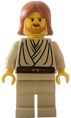 Giant LEGO Star Wars 1x Haare dunkel orange für Minifigur Obi-Wan Kenobi 88283 6006514 