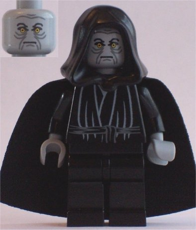 Lego Figur Minifig Star Wars Imperator Palpatine 10188 8096 1890 