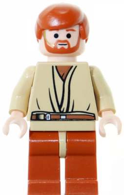 Lima hijo traje BrickLink - Minifigure sw0152 : LEGO Obi-Wan Kenobi - Light Nougat, Dark  Orange Hair and Legs, Gold Headset [Star Wars:Star Wars Episode 3] -  BrickLink Reference Catalog