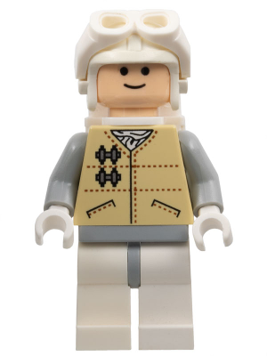 Lego Light Bluish Gray Legs w/ White Hips Hoth Rebel