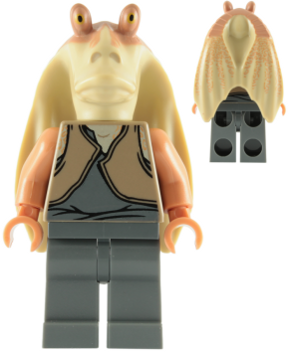 7161 Lego Star Wars Figure Jar Jar Binks sw017 from 7115 7121 7171 7159 