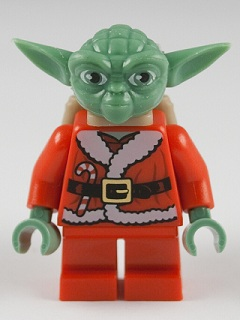 Lego® Star Wars Figur Minifigur sw0358 Santa Yoda with Backpack 7958-25 