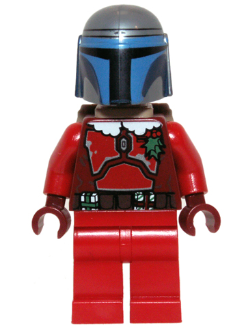 Minifigur Jango Fett Santa Weihnachtsmann sw0506 aus Set 75023 LEGO Star Wars