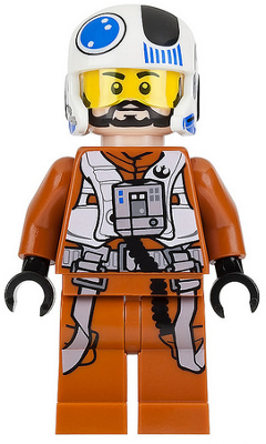 LEGO Star Wars Resistance Pilot X-wing Temmin 'Snap' Wexley Minifigure sw0705 