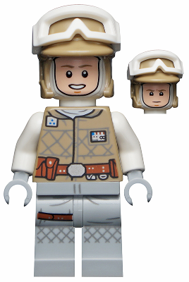Lego Star Wars Minifiguren-Hoth Luke Skywalker 