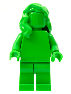 kurve jorden Påstået Everyone is Awesome Bright Green (Monochrome) : Minifigure tls105 |  BrickLink