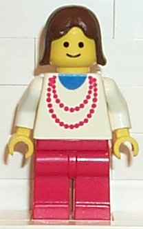 LEGO Classic Town Girl Female Brown Hair
