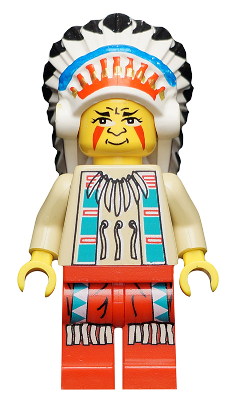 Betjene Skuffelse fort Indian Chief : Minifigure ww017 | BrickLink