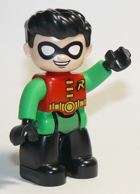 2 LEGO Super Heroes DC Batman Robin Minifigures 10937 6857 lot new minifig 