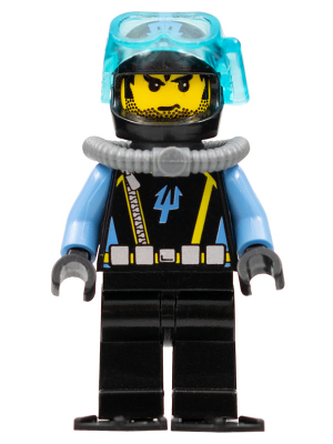 Aquanaut 1x aqu001 aqu001a LEGO Minifigures Omino Aquazone Aquanauts 