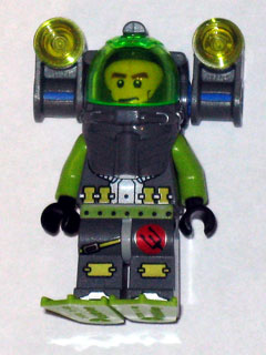 Atlantis Diver Omino Minifig 7976 1x atl018 LEGO Minifigures Lance Spears 