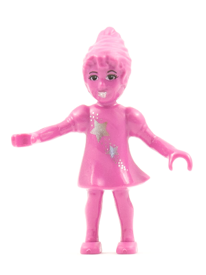 Belville Fairy - Dark Pink with Stars Pattern (Millimy)
