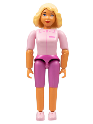 Belville Female - Dark Pink Shorts, Pink Shirt, Light Yellow Hair
