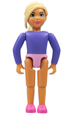 Belville Female - Girl, Dark Purple Top, Magenta Shoes, Light Yellow Hair