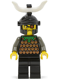 Lego Bouclier Ovoïde with Bull  2586p4g  Set 6096  Knights Kingdom 