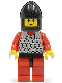 bl Umhang cas193 Lego® Ritter / Castle ™ Figur rote Feder Black Knights 