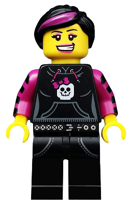 Skater Girl, Series 6 (Minifigure Only without Stand and Accessories)
