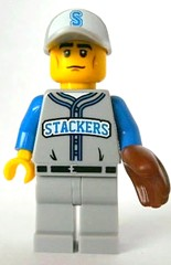 LEGO Minifigures Series 10 Baseball Fielder Minifigure 71001 