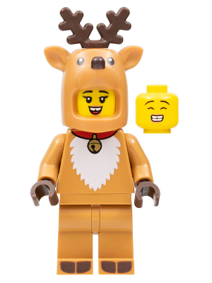 Reindeer Costume, Series 23 (Minifigure Only without Stand and Accessories)