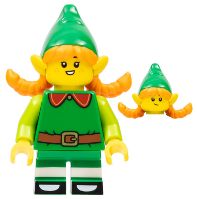 Holiday Elf, Series 23 (Minifigure Only without Stand and Accessories)