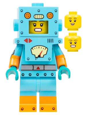 Cardboard Robot, Series 23 (Minifigure Only without Stand and Accessories)