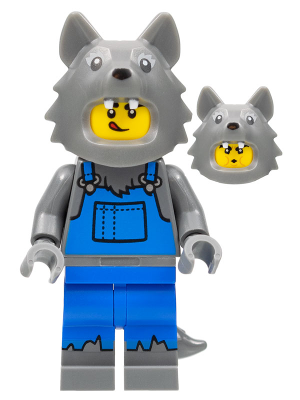 Wolf Costume, Series 23 (Minifigure Only without Stand and Accessories)